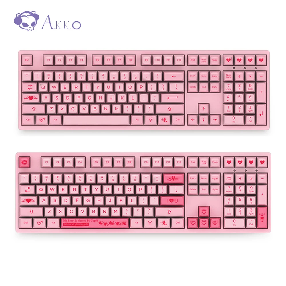 

Akko 3108 V2 Wired Mechanical Gaming Keyboard 108 Keys With 9 Additional Keycaps USB Type-C for Home Office Game