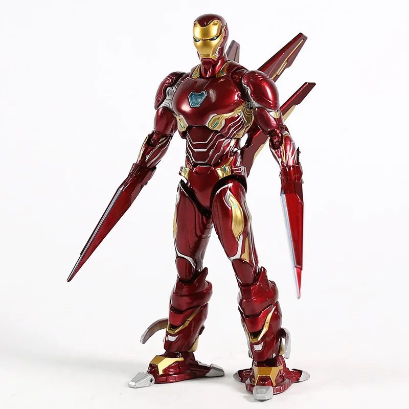 SHF ЖЕЛЕЗНЫЙ ЧЕЛОВЕК Марк L MK 50 нано оружие Набор ПВХ экшн фигурка Коллекционная