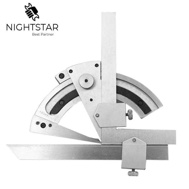 0-320° Degree Precision Angle Measuring Finder Ruler Universal Bevel Protractor