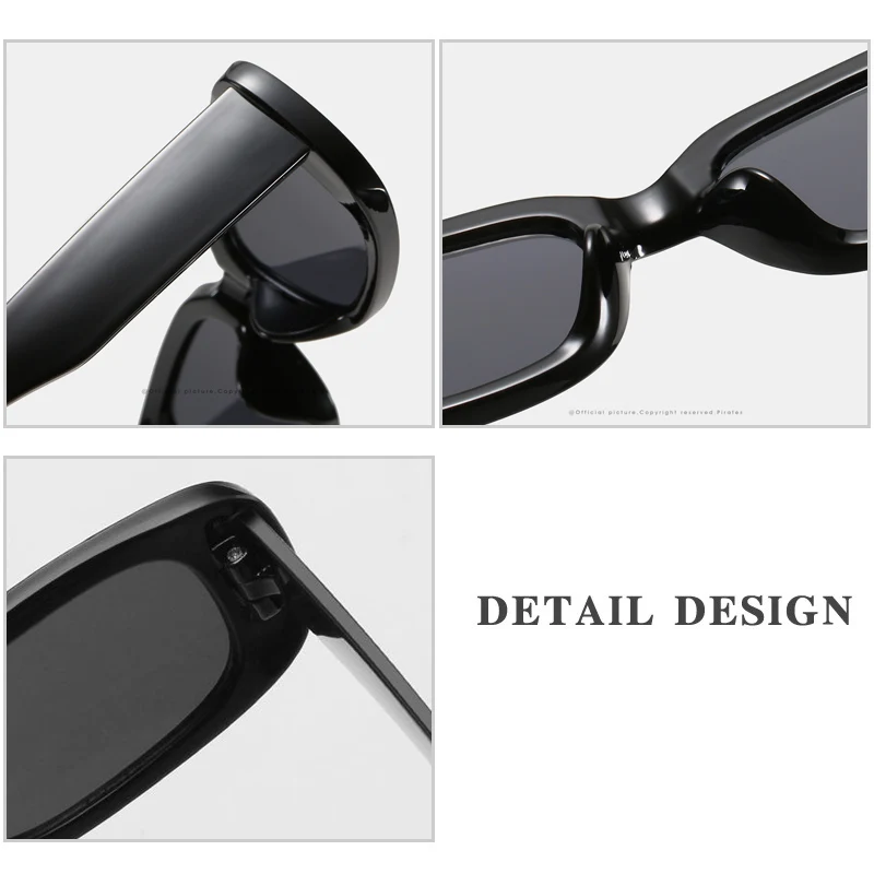 MADELINY 2022 New Small Frame Rectangle Sunglasses Women/Men Brand Design Vintage Sun Glasses Trend Style Eyeglasses UV400 MA423