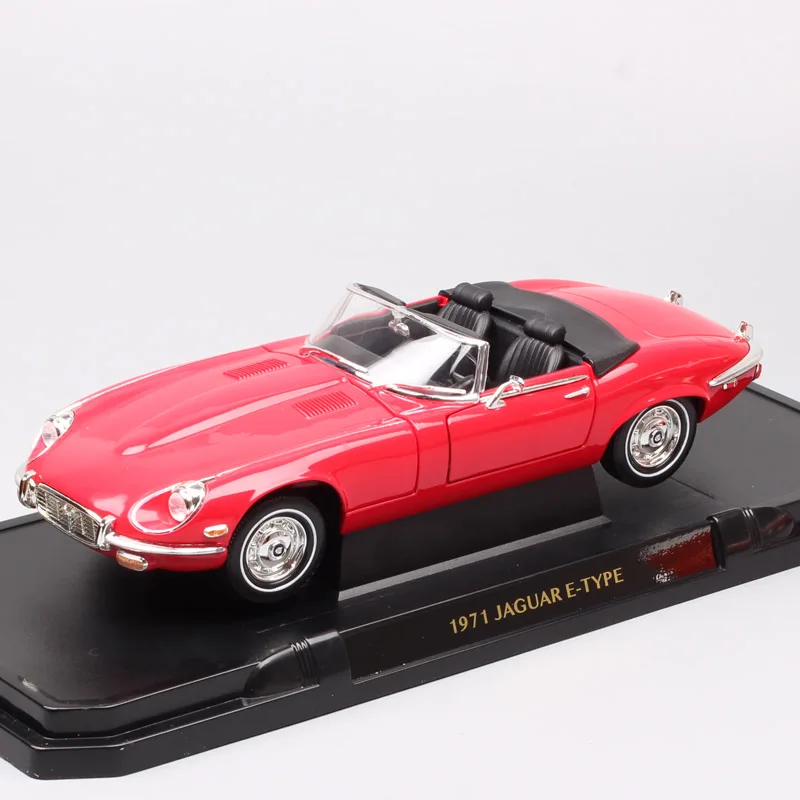 1:18 большой масштаб автомобиля винтажная дорога подписи роскошный 1971 E-TYPE автомобиль литья под давлением игрушка, модель автомобиля Авто эскиз для взрослых Коллекция