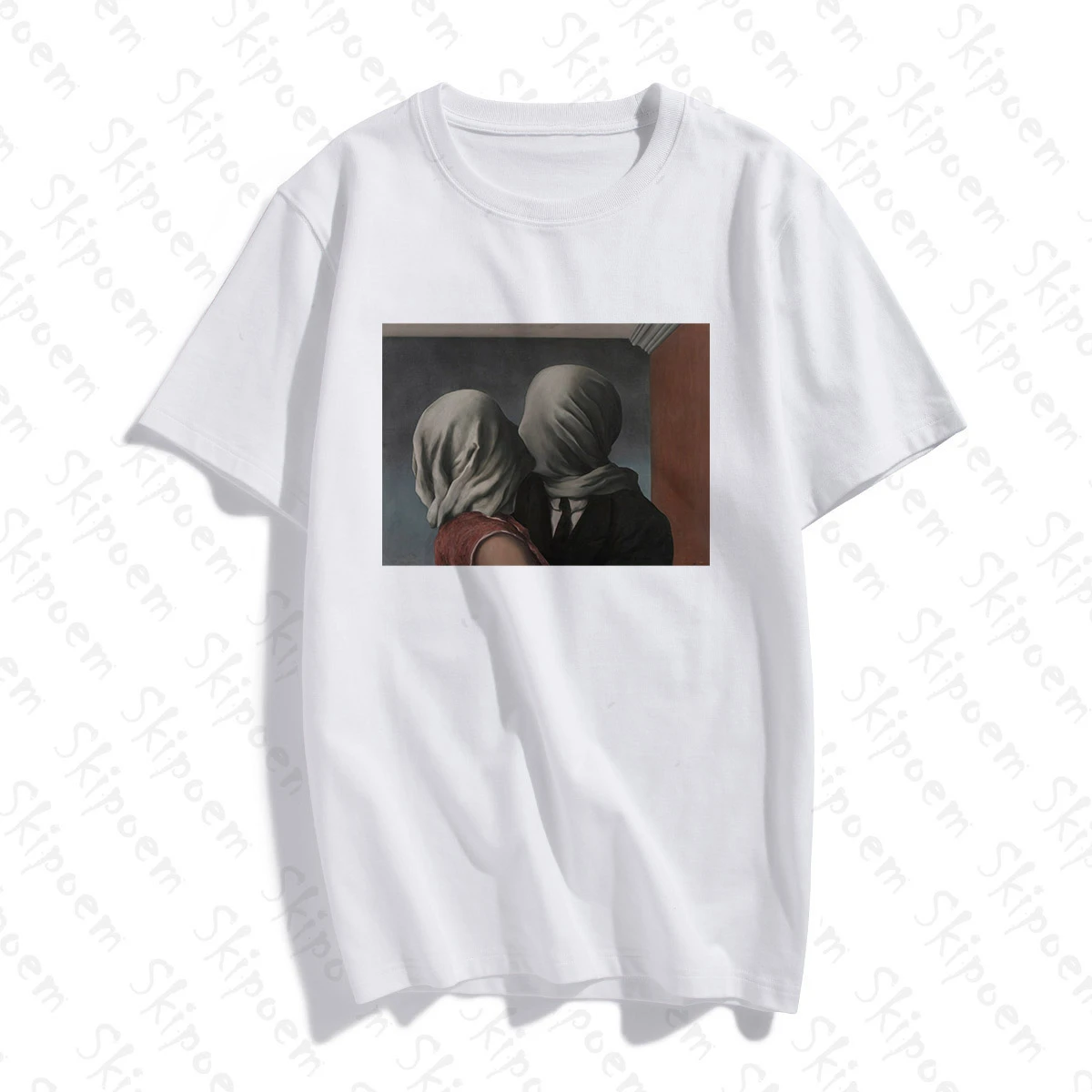 

2019 Fashion T shirt Funny Nordic Style Abstract Couple Simple Artwork Print Short Sleeve Tops & Tees female T-shirt Casual