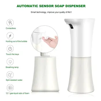 

Full-automatic Foam Hand-washingMachine Desktop Disinfection Induction Soap Dispenser Intelligent Hair-free Non-contact Soap