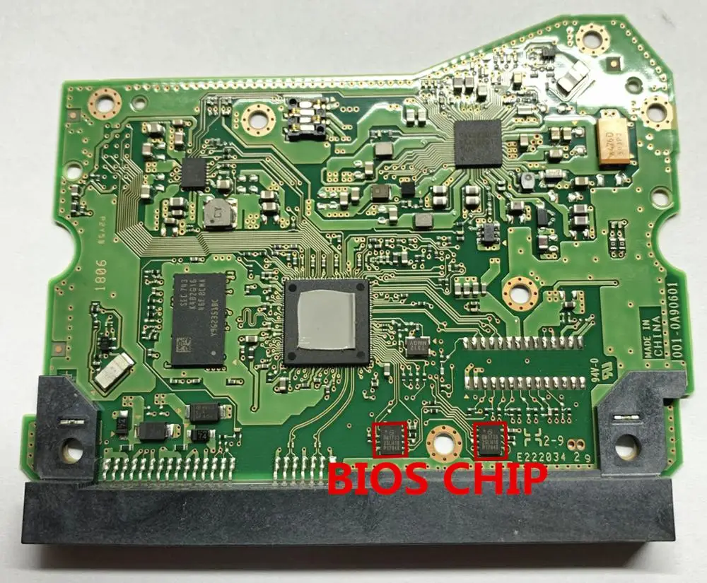 Placa de Circuito do Disco Rígido de 0a90601 Digital Ocidental 0040a90601 001-0a90601 0j49793