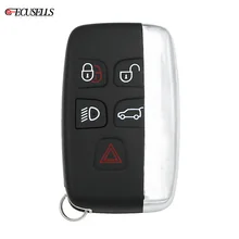 5 кнопки дистанционного ключа оболочки Чехол Smart корпус для ключей от автомобиля чехол Брелок для Land Rover LR4 для Range Rover Sport Evoque со словами