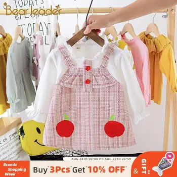 

Bear Leader Baby Dresses 2020 New Fashion Newborn Baby Plaid Elegant Dresses Toddler Girls Spring Cute Princess Fashion Outfits
