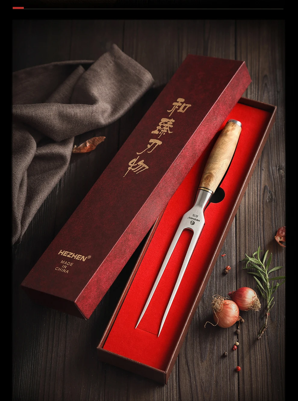 aço inoxidável, Master Forge, Carving Fork Meat