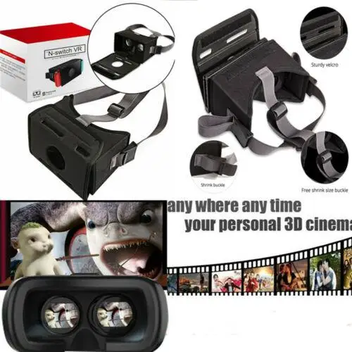 

For Nintendo Switch 3D Glasses BEESCLOVER Head-Mounted BEESCLOVER-Glasses Movies Game Virtual Reality for Odyssey Games r20