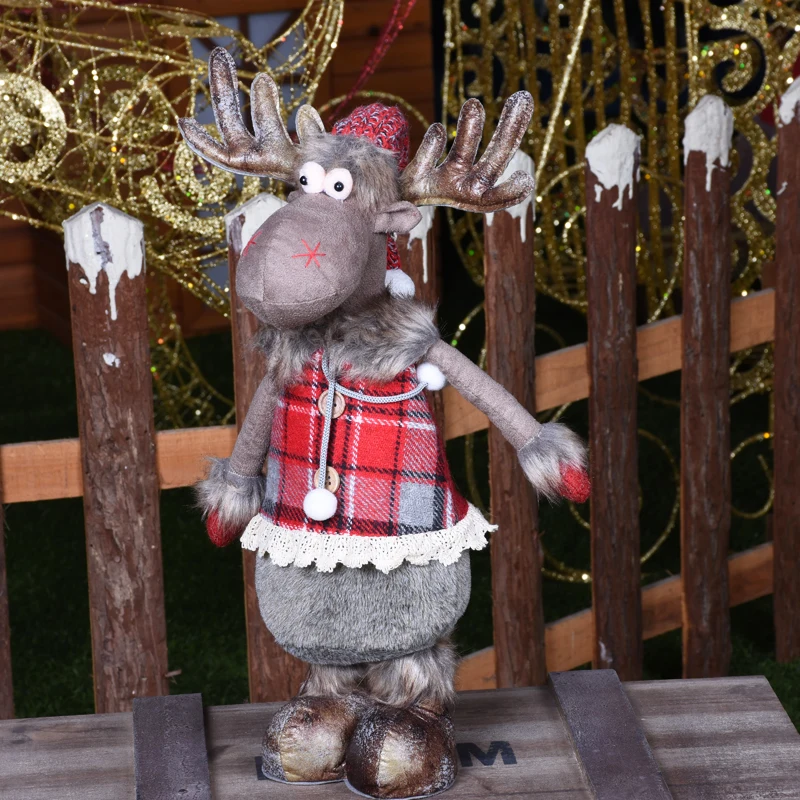 Chritsmas, стоящая кукла с лосем, Рождественская елка, Ornamnet, Adornos Navidad Adornos De Navidad Para Casa, Chritsmas, предметы интерьера, куклы