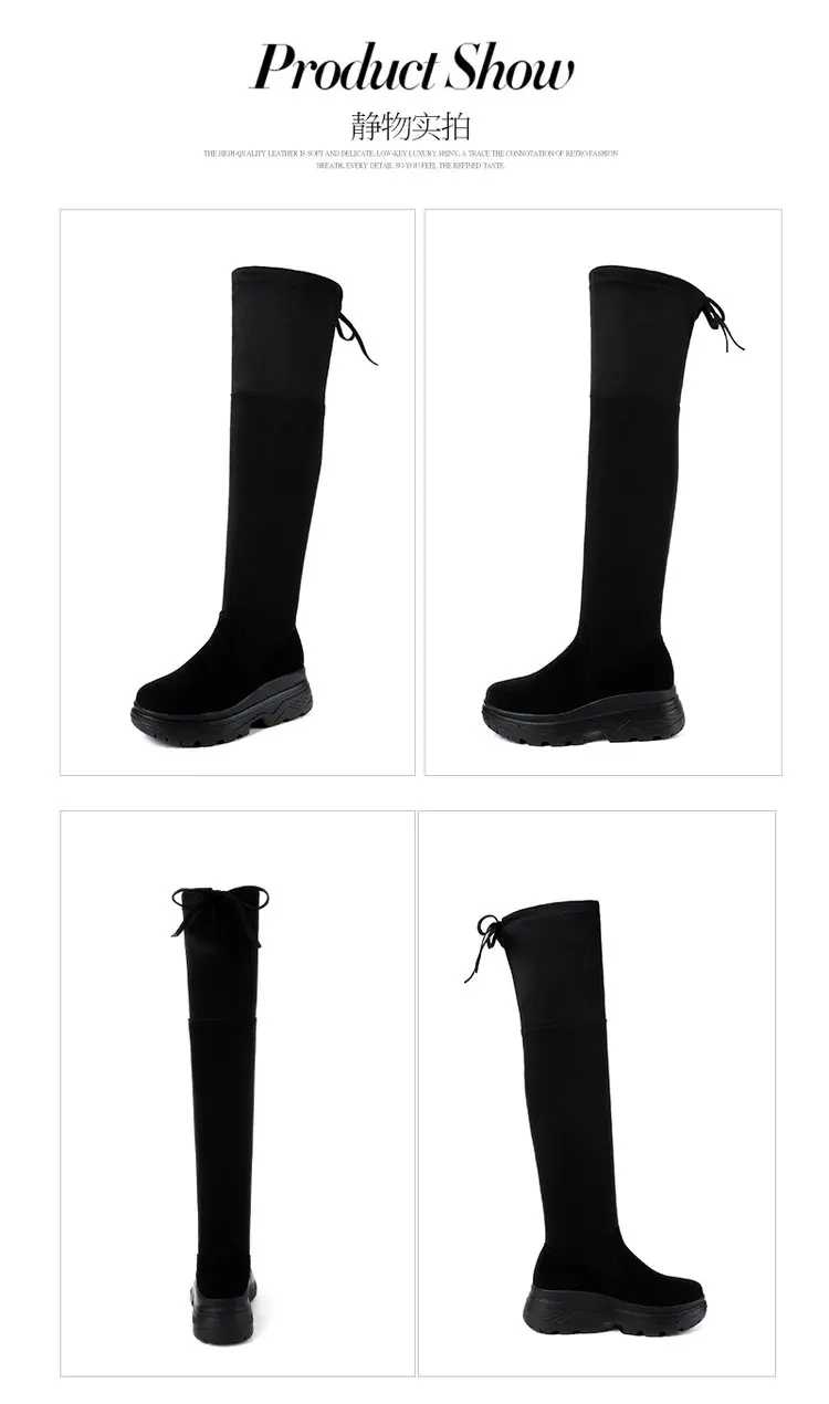 LZJ/высокие сапоги до бедра женские зимние сапоги женские ботфорты пикантная модная обувь на плоской подошве г. Новые сапоги для верховой езды размер 39