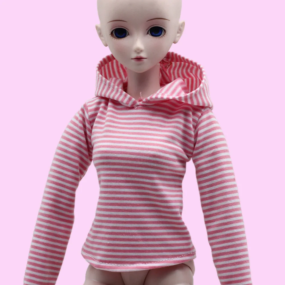 Аксессуары для BJD, Одежда для кукол, платье для девочек, подходит для 60 см, 1/3 BJD, модная юбка в складку, одежда для студентов, Подарочные игрушки - Цвет: doll hoodies