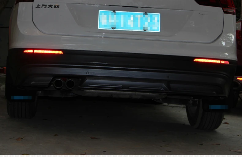 For Tiguan Second Generation 4pcs Car Fender Flares Front Rear Splash Guards Mud Flaps Mudguards Car accessories