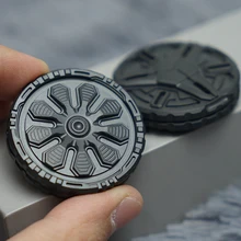 De Metal Pop moneda PPB guerra Spinner para usarlos con la punta del dedo anillo marea jugar EDC magnético dedo estrés bolsillo juguetes regalos