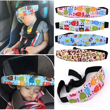 

New Child Car Safety Seat Head Fixing Auxiliary Cotton Belt Pram Secure Strap Doze Band for Baby Pram Child Safety Seat