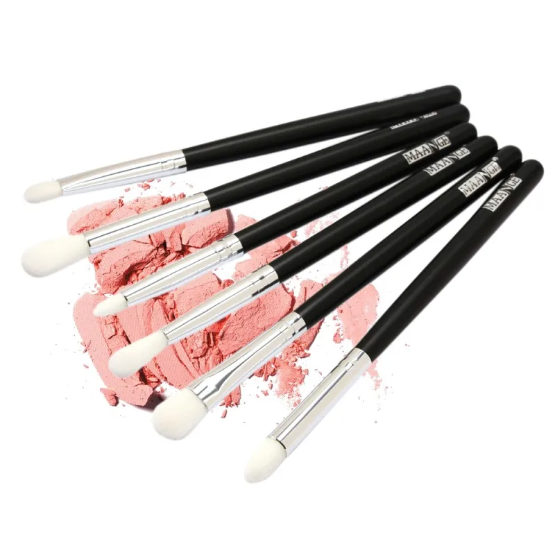

6pcs Pro Makeup Brushes Set with Bag Power Foundation Eyeshadow Practical Cosmetics Beauty Brushes