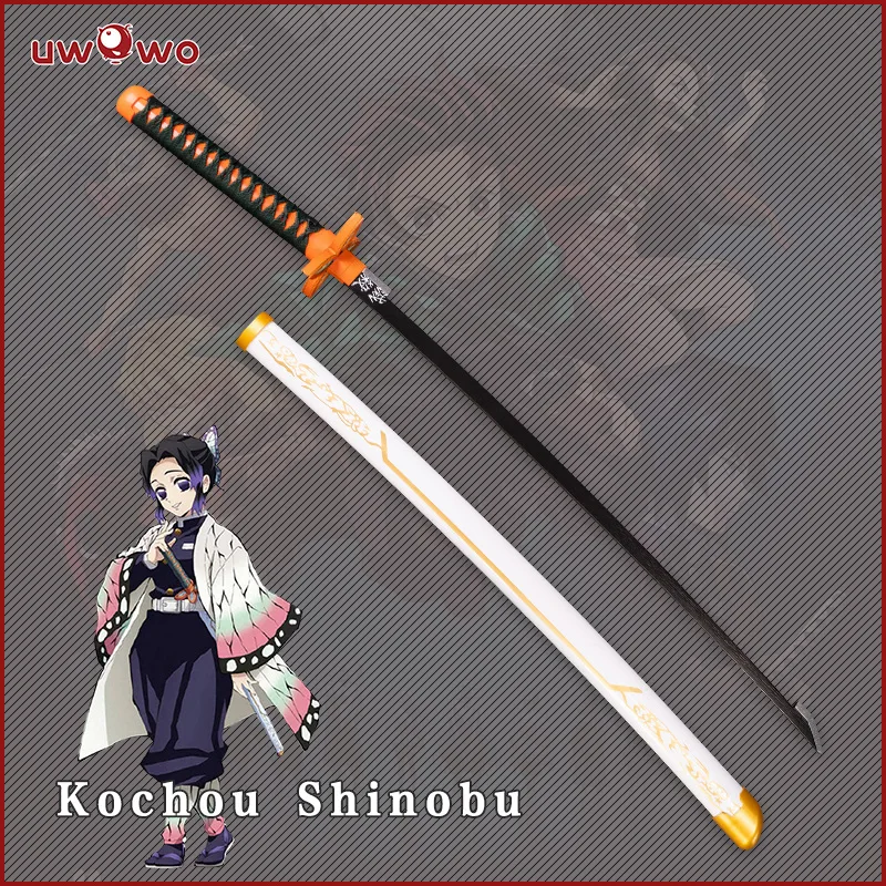 UWOWO новый дизайн Kimetsu no Yaiba меч оружие демон убийца Satoman Tanjiro Косплей деревянный 1:1