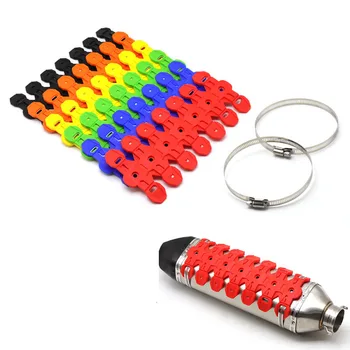 New Universal Dirt Pit Bike Exhaust Muffler Silencer Protector Guard for Motocross Motorcycle Exhaust System Protector