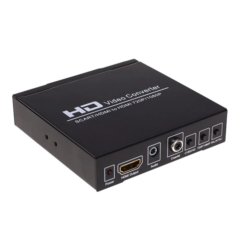 SCART HDMI в конвертер Full HD цифровой видео высокой четкости адаптер для ТВ аудио