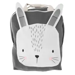 2019 Мультяшные детские бархатные рюкзаки, мини школьный рюкзак для детского сада, рюкзак с изображением кролика, детские школьные сумки