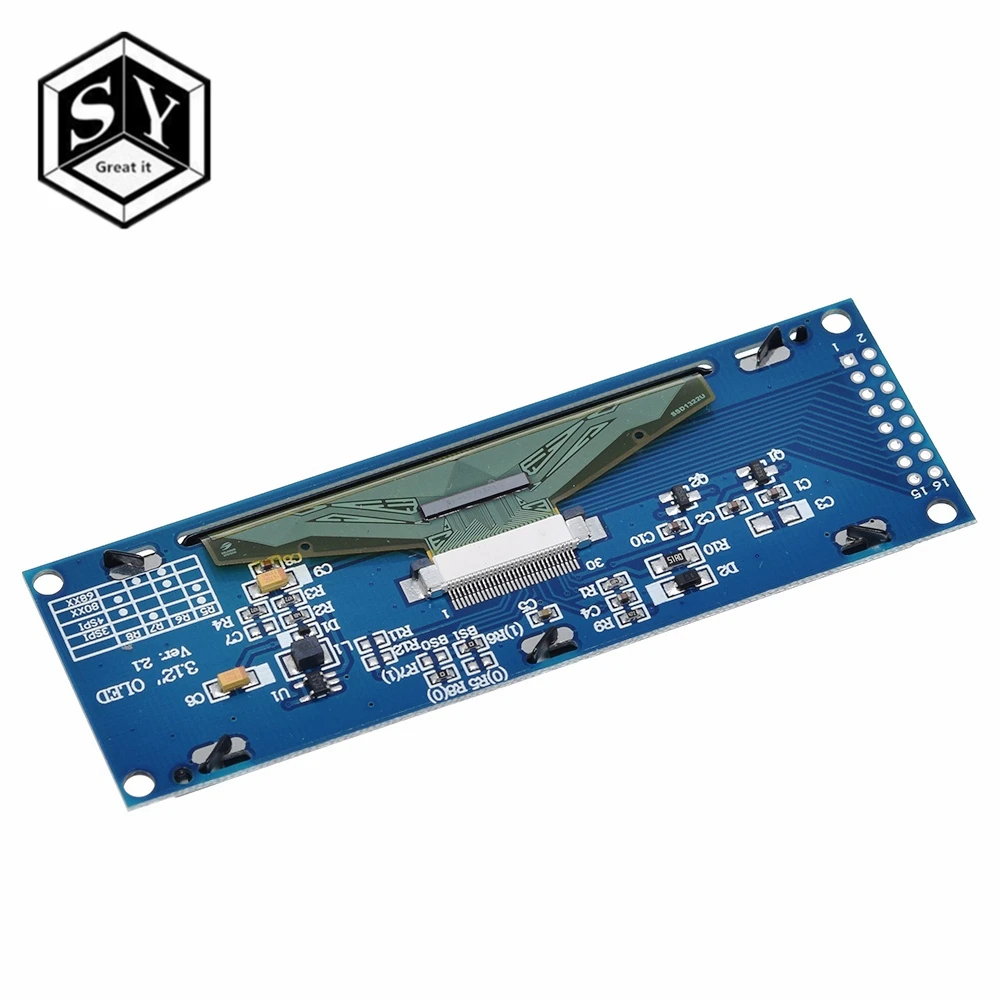 Отличный oled дисплей 3 12 &quot256*64 25664 точек Графический ЖК модуль экран LCM SSD1322