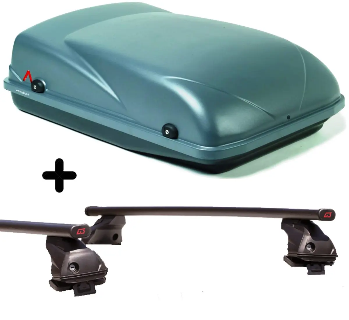 Luggage Box car and rack bars compatible for SMART FORFOUR (2014