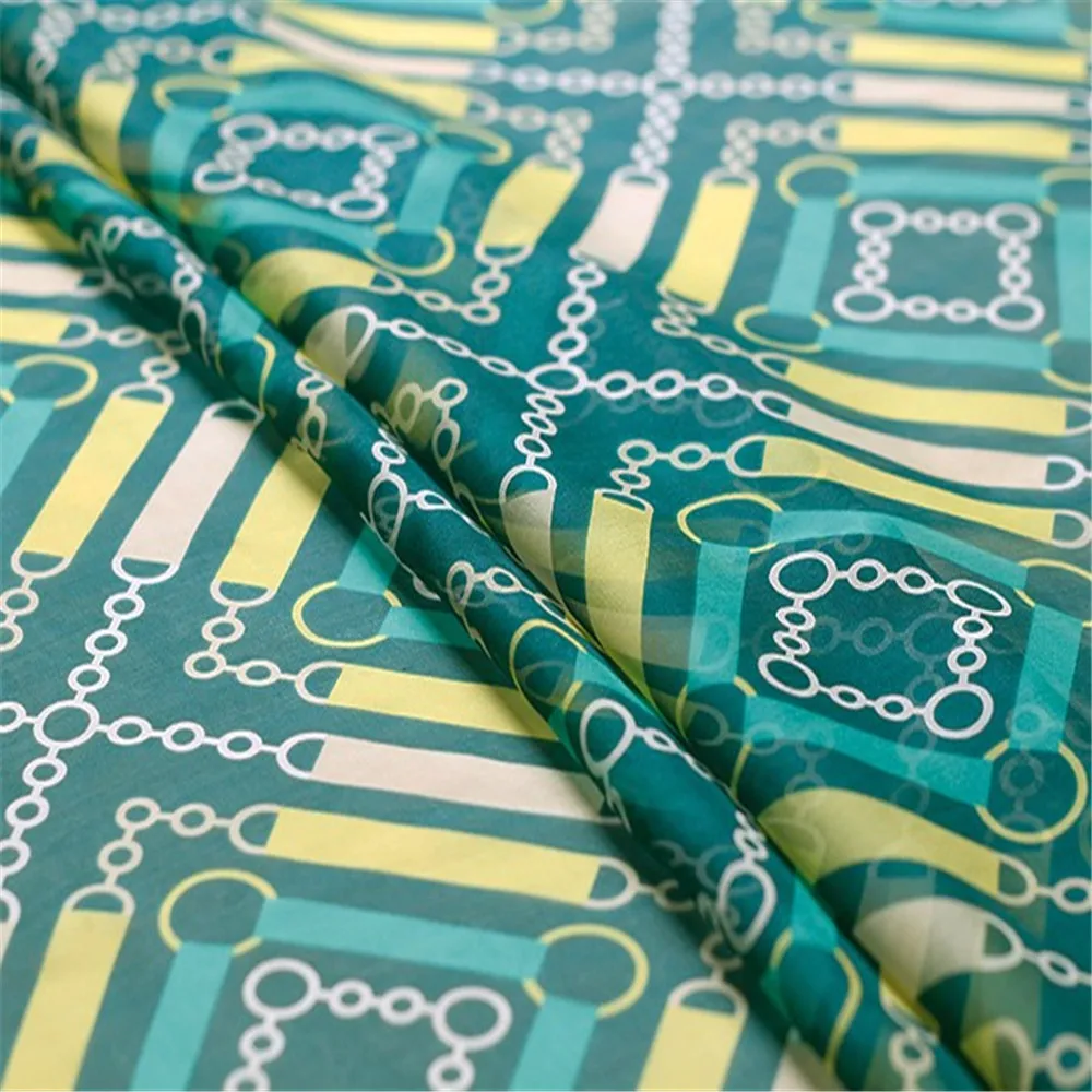 

Новое поступление, шифоновая ткань из чистого шелка с принтом, тонкий женский весенний шарф, гладкая одежда 2022