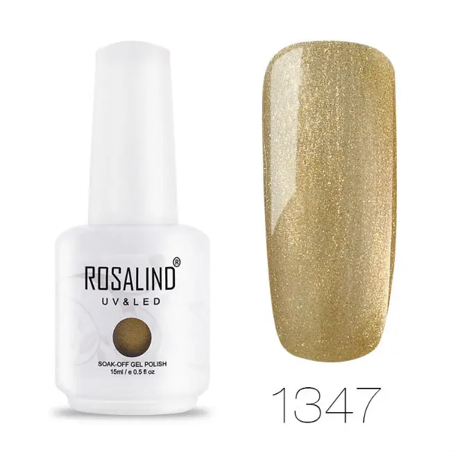 RH1347 ROSALIND Блестящий Гель-лак УФ-гель верхнее покрытие ногтей полуперманентный впитывающий праймер для ногтей голографический Гель-лак лазерные блестки - Цвет: RH1347