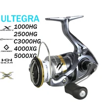 SHIMANO ULTEGRA 1000HG 2500HG C3000HG 4000XG C5000XG высокая скорость Передаточное отношение HAGANE gear x-корабль спиннинговая Рыболовная катушка
