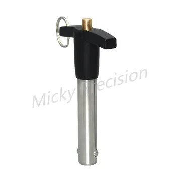 

Ball lock pin T-handle Quick release pin quick insertion pin safety pin Stainless steel ,diameter 5-25mm length 10-100