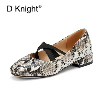 

Plus Size 33-48 46 Snakeskin Women Flat Loafers Shoes Elastic Band Low Heel Shoes Woman Ballet Flats Slip On Ladies Casual Shoes