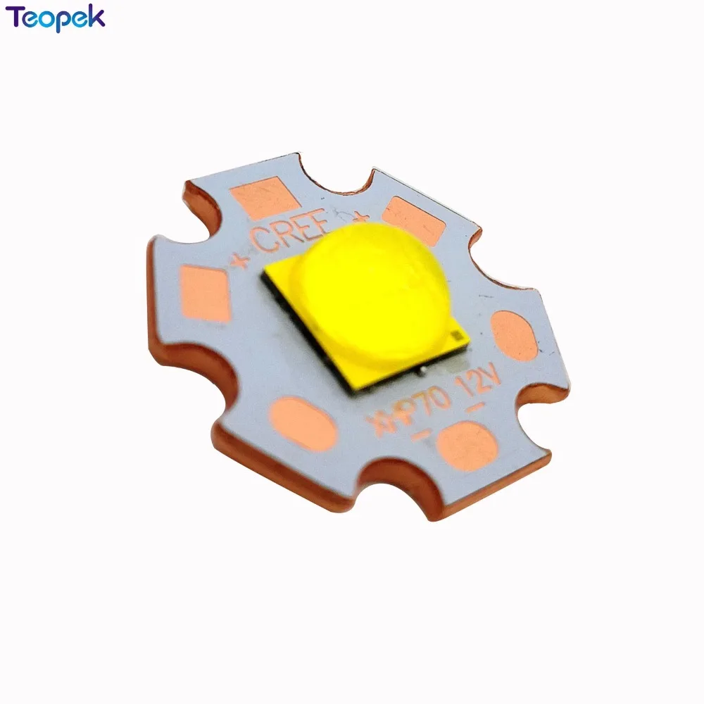 Cree XHP70.2 White 6500K / Neutral White 5000K Warm White 3000K High Power LED Emitter With 20mm/16mm DTP Copper MCPCB