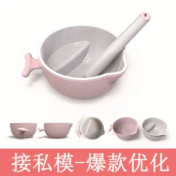 

Bowl Infant Solid Food Bowl er tong wan Infant Bowl bao bao wan Baby Tableware Grind Insulated