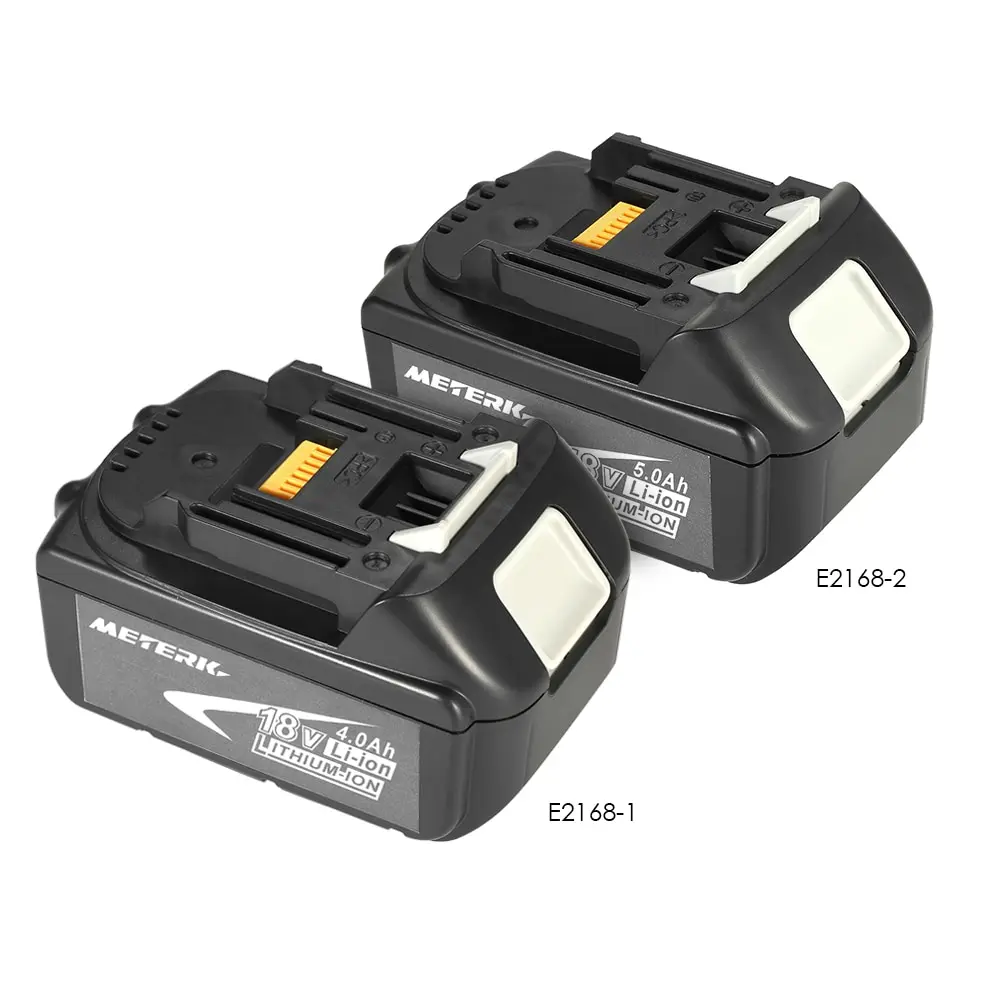 Meterk BL1850 18 в 4.0Ah/5.0Ah электроинструменты батарея высокой емкости перезаряжаемый литиевый Сменный аккумулятор для MAKITA