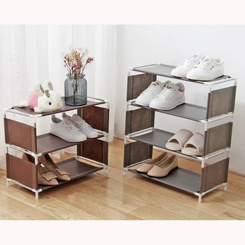 

3/4 Layers Dustproof Shoes Rack Non-Woven Fabric Shoe Stands Organizer Closet Home Shoes Storage Holders Shelf Cabinet