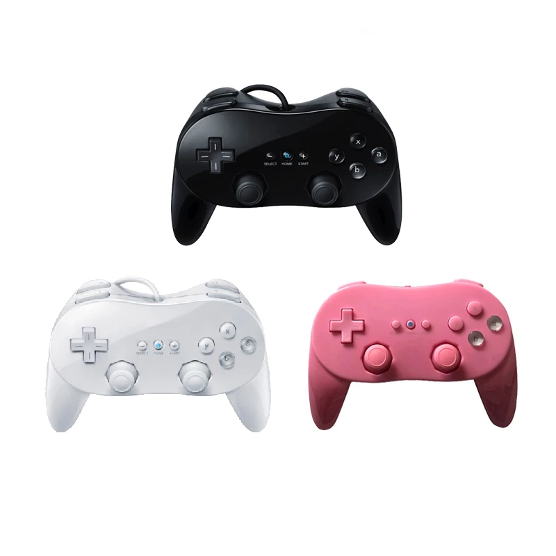 Gamepads New Classic Wired Game Controller Gaming Remote Pro Gamepad Shock Joypad Joystick For Nintendo Wii Second-generation |