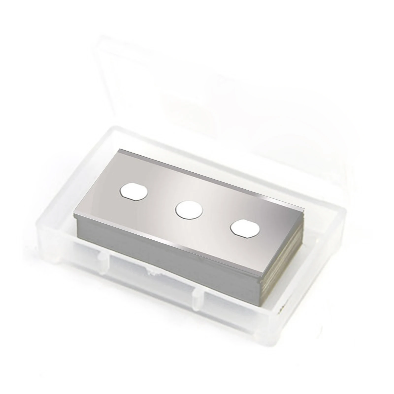 50pcsLawnRobotBladeSilverTitaniumPlatingLawnMoverReplacement