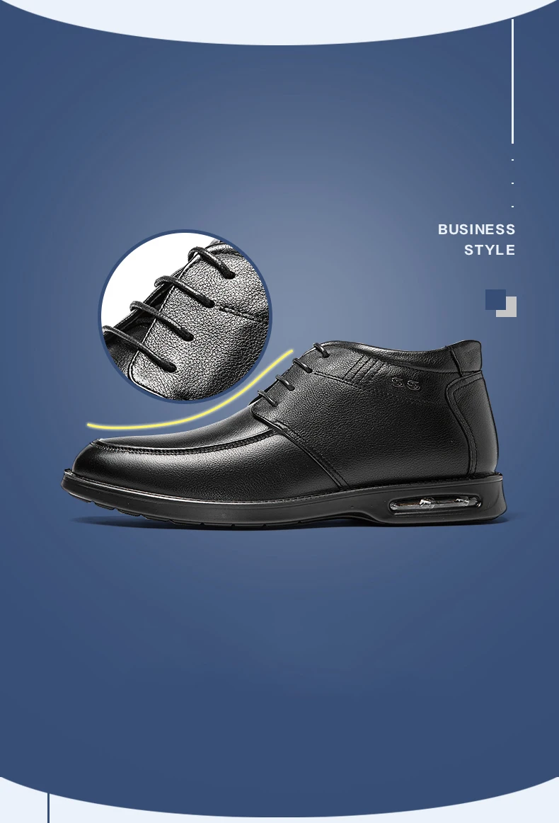 AOKANG/2019 г.; зимние ботинки; мужские водонепроницаемые ботинки из натуральной кожи; мужские ботильоны высокого качества; Мужская обувь для