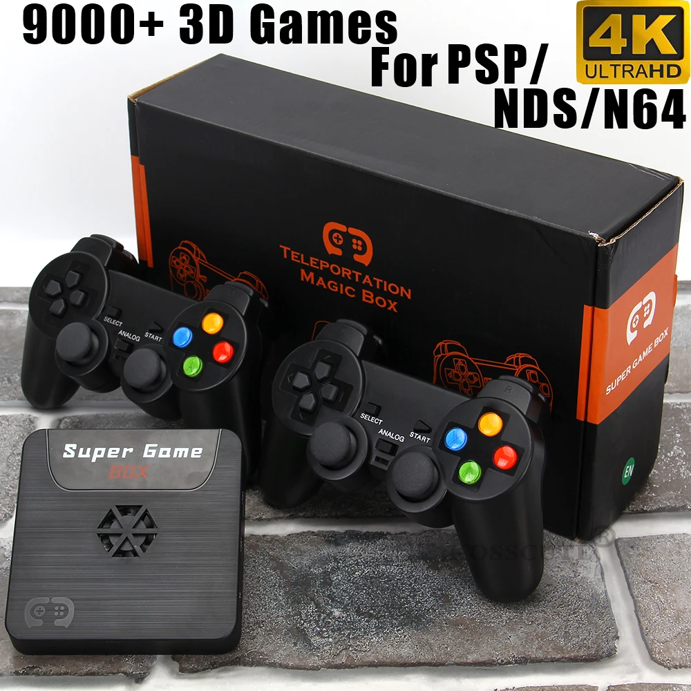 Portable Retro Mini X5 Video Game Consoles TV Box Wifi Crossing Magic Built in 9000 3D Games for PSP/N64/PS/NDS/NAOMI |