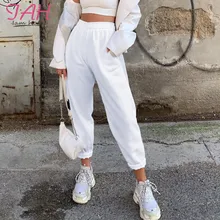 ^#Cheap IAMHOTTY Fashion Casual High Waist Pants Women Jogger Baggy Pocket Solid Capri Pants Women Autumn Basic Cotton sportbroek dames ^#Cheap IAMHOTTY Fashion Casual High Waist Pants Women Jogger Baggy Pocket Solid Capri Pants Women Autumn Basic Cotton sportbroek dames