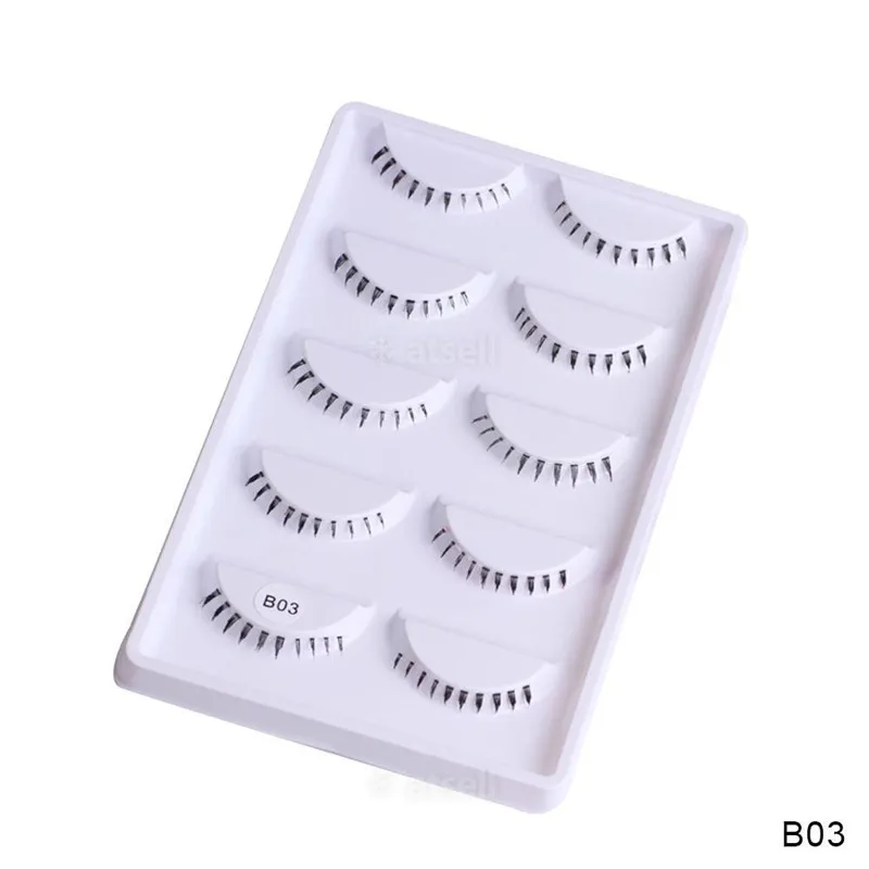 5 Pairs Lower Eyelashes 8 Styles Under Eye Lashes Soft 100% Handmade Clear Band Bottom Lashes eyelash extension eyelash extensions eyelash extension lashes fake eyelashes false eyelashes