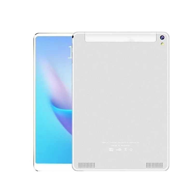 silver Google paly 10-дюймовый планшетный ПК 4G телефонные Планшеты Android 8,0 10 Core 6 Гб ram 128 ГБ rom 1280x800 дюйм/сек, GPS 10,1 детский коврик - Комплект: silver
