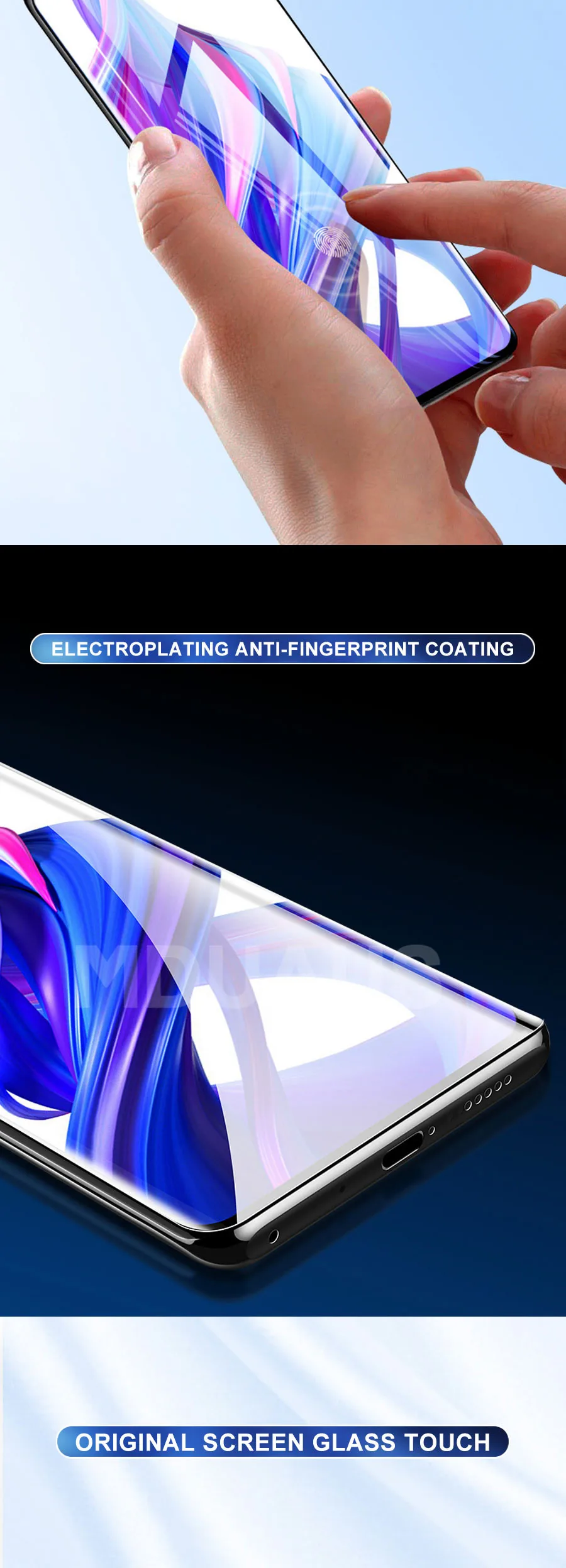 9D полное Защитное стекло для Honor 9X 8X 8A 8C 20 20i 10i 9i Honor V20 V10 V9 Play закаленное защитное стекло для экрана