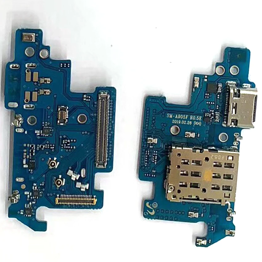 USB порт зарядная плата для samsung Galaxy A90 usb зарядная док-станция гибкий кабель, запчасти для ремонта