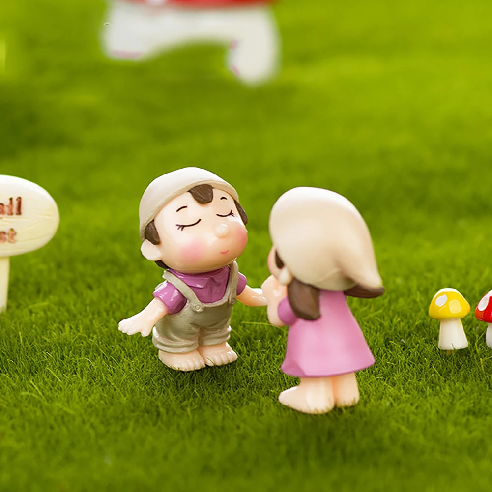 Миниатюрная миниатюрная мини-кукла для мальчиков и девочек 2 шт./компл. DIY фигурки