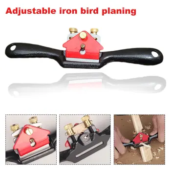 

Woodcraft Cutter DIY Carpenter Hand Tool Shave Blades Planer Woodworking Cutting Machine Edge Spoke Shave 9 Inch with Screw