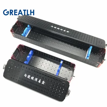 

Aluminum alloy disinfection box case tray for endoscopic arthroscope nasal sinus mirror otoscope instruments disinfection