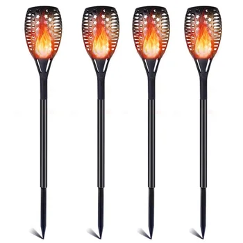 

51LED Solar Flame Lamp Outdoor Torch Lights Safety Waterproof Light Flicker Lights for Garden Decoration
