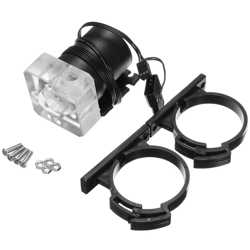 Новый Dc 12V G1/4 низкий уровень шума Cpu охлаждающий водяной насос для настольного ПК