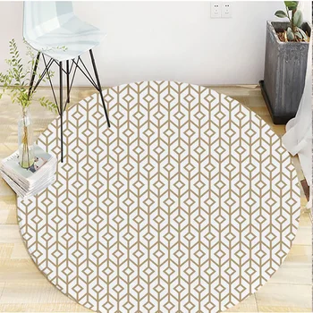 

Floor Carpet Nordic Round Print Area Rug Anti Slip Baby Room Play Tent Mat Tapetes for Bedroom 5 sizes cozy soft flannel carpets