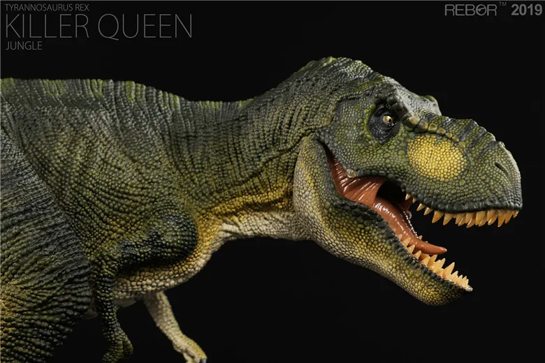 REBOR тираннозавр рекс T-Rex в парк развлечений убийца queen джунгли ПВХ 1/35 Музей Динозавров Модель